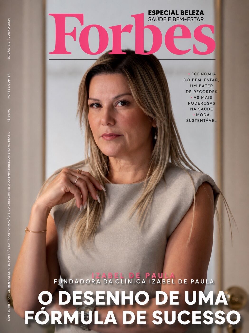 Capa Forbes especial beleza e bem-estar