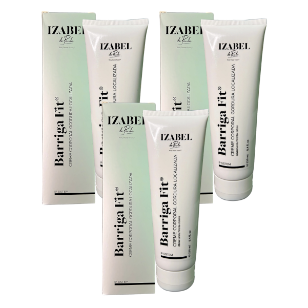 Combo com 3 - Barriga Fit® | Creme Corporal Gordura Localizada 250 Ml