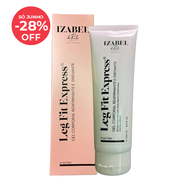 Leg Fit Express® | Gel Corporal Reafirmante e Drenante (250ml) - Gel Dreno Frio - Un